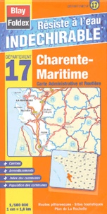  Blay-Foldex - Charente-Maritime - Carte Administrative et Routière.