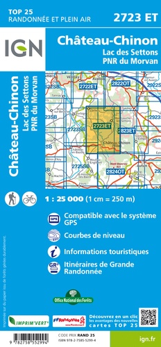 Château-Chinon. 1/25 000
