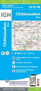  IGN - Châteaudun, Brou - 1/25 000.