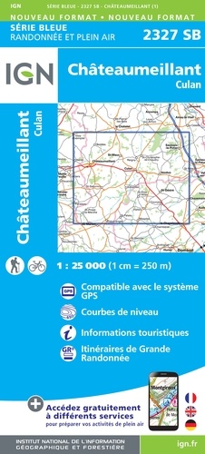 Châteaumeillant, Culan. 1/25 000