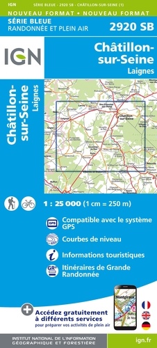Châtillon-sur-Seine Laignes. 1/25000