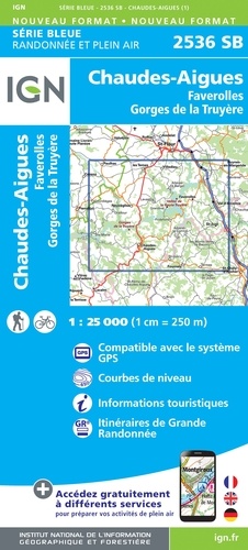 Chaudes-Aigues. 1/25 000