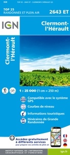  IGN - Clermont-l'Hérault - 1/25 000.