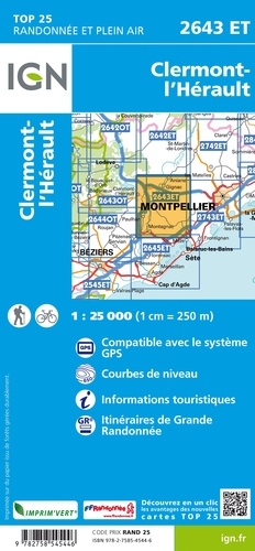 Clermont-l'Hérault. 1/25 000