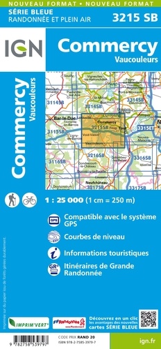 Commercy Vaucouleurs. 1/25 000