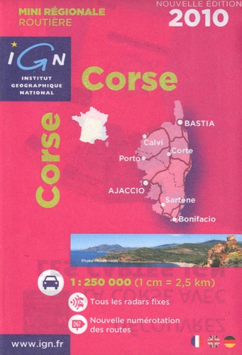  IGN - Corse - 1/250 000.