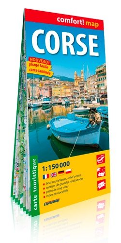 Corse. 1/150 000, carte laminée