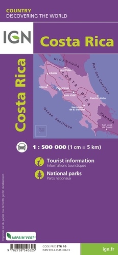 Costa Rica. 1/500 000