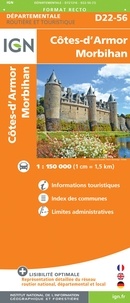  IGN - Côtes-d'Armor Morbihan - 1/150 000.
