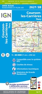 IGN - Courson-les-Carrières. Thury - 1/25 000.