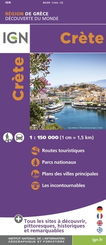 Crète. 1/150 000