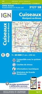  IGN - Cuiseaux, Montpont-en-Bresse - 1/25 000.