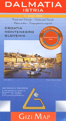  Gizi Map - Dalmatia/Istria - 1/250 000.