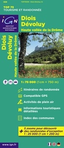  IGN - Diois, Dévoluy, Haute vallée de la Drôme.