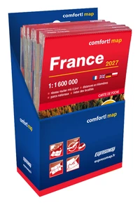 Display 10+1 France 2027 1/1.600.000 (carte poche format laminée)