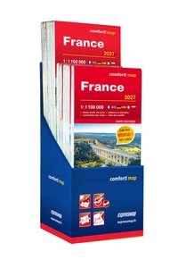 Display 11+1 × France 2027 1/1.100.000 (carte grand format laminée)