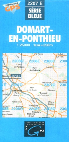  IGN - Domart-en-Ponthieu - 1/25 000.