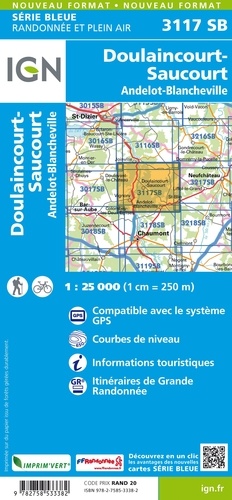 Doulaincourt-Saucourt/Andelot-Blancheville. 1/25000