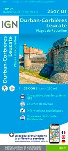  IGN - Durban-Corbières, Leucate, Plages du Roussillon - 1/25 000.