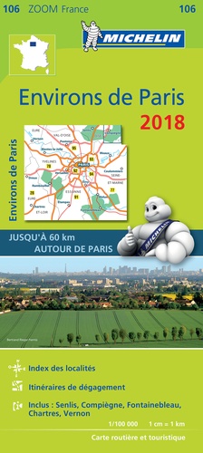 Michelin - Environs de Paris - 1/100 000.