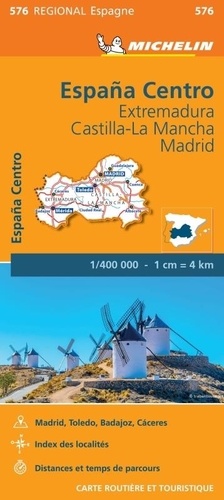  Michelin - Espana centro - Extremadura, Castilla-La Mancha, Madrid.