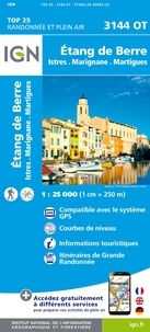  IGN - Etang de Berre, Istres, Marignane, Martigues - 1/25 000.