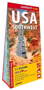 États-Unis d'Amérique. Sud Ouest 1/1.350.000 (carte grand format laminée). USA Southwest