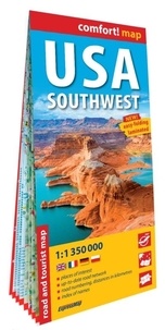  XXX - États-Unis. Sud-Ouest 1/1.350.000 (carte grand format laminée). USA Southwest - Anglais.