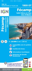 IGN - Fécamp Saint-Valery-en-Caux Côte d'Albâtre - 1/25 000.