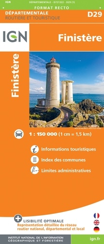Finistère. 1/150 000