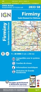  IGN - Firminy, Saint-Bonnet-Le-Château - 1/25 000.