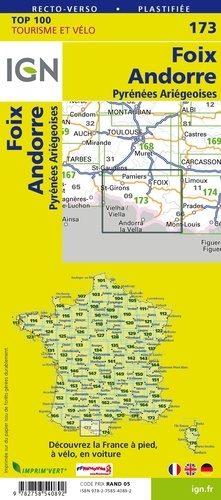 Foix Andorre. 1/100 000