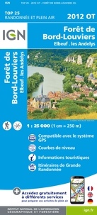  IGN - Foret de Bord-Louviers. Elbeuf, Les Andelys - 1/25 000.