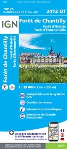  IGN - Forêts de Chantilly - 1/25 000.