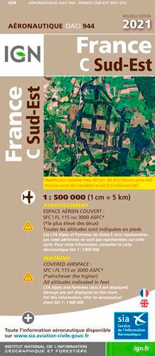 France C Sud-Est. 1/500 000  Edition 2021