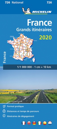 Michelin - France Grands itinéraires - 1/1 000 000.