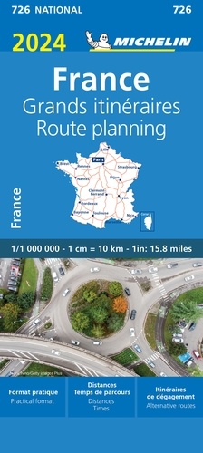  Michelin - France grands itinéraires - 1/1 000 000.