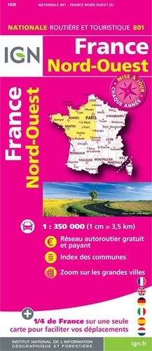 France Nord-Ouest. 1/350 000