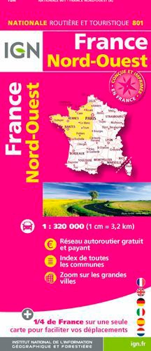 France Nord-Ouest. 1/320 000  Edition 2020