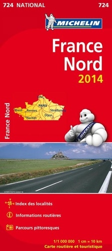  Michelin - France Nord - 1/1 000 000.