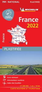  Michelin - France plastifiée - 1/1 000 000.
