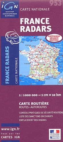 IGN - France radars - 1/1 000 000e.