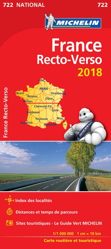  Michelin - France recto-verso - 1/1 000 000.
