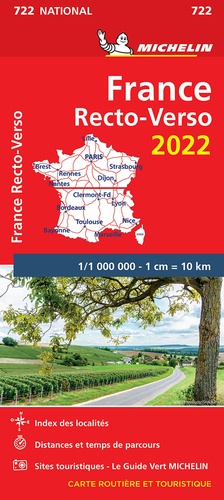 France Recto-Verso. 1/1 000 000  Edition 2022