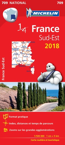 France Sud-Est. 1/500 000  Edition 2018