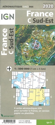 France Sud-Est. 1/500 000  Edition 2020
