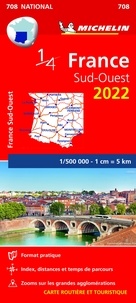  Michelin - France Sud-Ouest - 1/500 000.