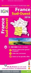  IGN - France Sud-Ouest - 1/350 000.
