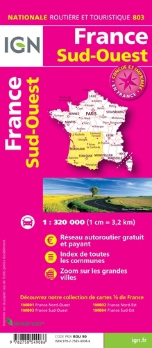 France Sud-Ouest. 1/320 000  Edition 2020
