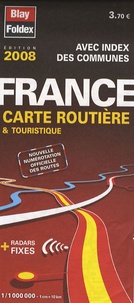  Blay-Foldex - France - Carte routière et touristique avec index des communes, 1/1 000 000.